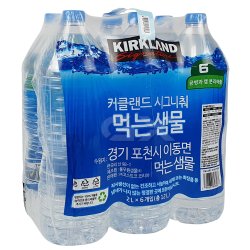 코스트코 커클랜드 생수 먹는샘물 2L 6개입 대용량 물 무료배송 gx