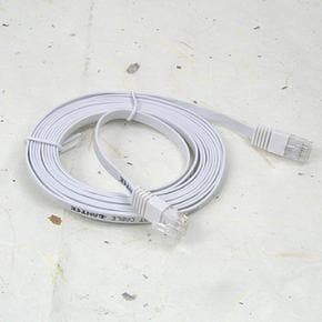 Coms 평면 LAN 랜케이블 cable CAT6 3m-다이렉트 X ( 2매입 )