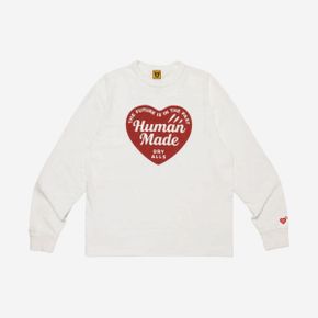 휴먼 메이드 그래픽 롱슬리브 티셔츠 화이트 Human Made Graphic L/S T-Shirt White 270477