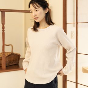 26SS_와플 스웨트셔츠 그레이지 562604GE