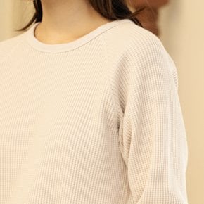 26SS_와플 스웨트셔츠 그레이지 562604GE