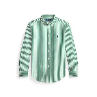 폴로 랄프 로렌 폴로 키즈 남아 8-18세 스트라이프 코튼 포플린 셔츠(CWPOWOVY6820652300)