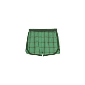 체크 테이핑 버뮤다 반바지 / 0881/224/500 GREEN