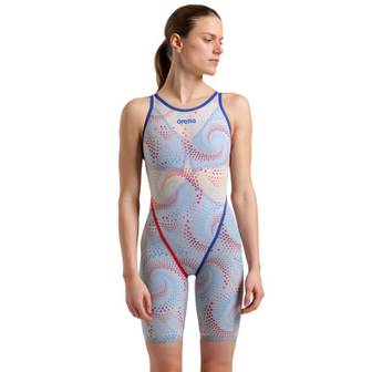 이스퀘어 5070188 Arena Womens Powerskin Fireflow Carbon Glide SL LE Open Back Tech Suit Swimsuit