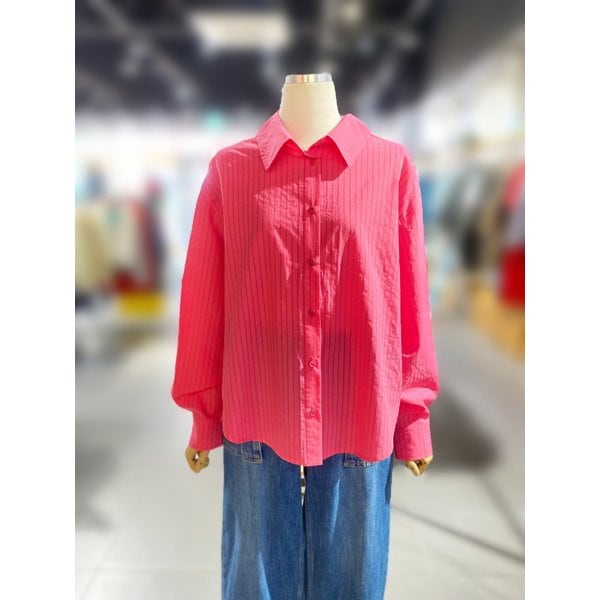 [여주점] 백 버튼 내추럴 블라우스 (BABLA1611)