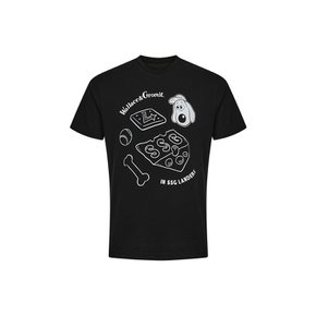 W&G 콜라보 그로밋 반팔티셔츠(BLACK)