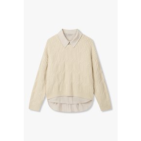 [파주점] 블라우스 세트 울 블렌드 니트 7126150500