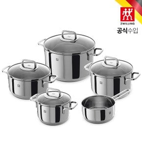 [즈윌링] 콰드로 냄비 5P 세트 (HK65060-000)