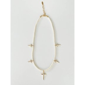 Multi Cross Rosary Necklace