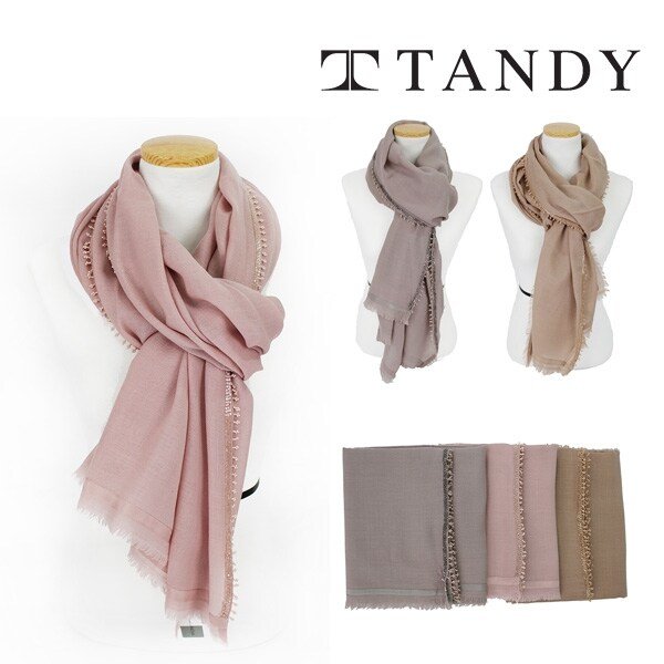 TANDY 비즈링 스카프