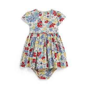 폴로 랄프 로렌 랄프 로렌 베이비 여아 플로럴 코튼 포플린 드레스 앤 블루머(CWPODRSF3D20725400)