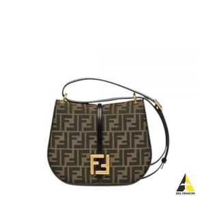 펜디 24 C`mon Medium FF Jacquard Fabric and Leather Bag (8BT366 AQ08 F1MJE) (Cmon 자