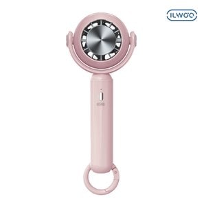 일우 휴대용 쿨링마사지 급속냉각 에어컨 휴대용 손 선풍기 IW-C500 핑크