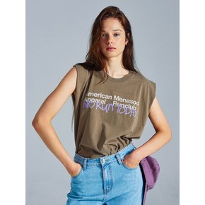MNS x American apparel Today Sleeveless (over-fit)_Brown
