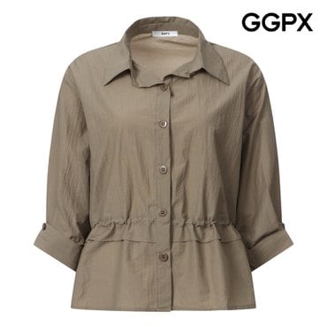 GGPX 허리 스토퍼 스트링 페미닌 셔츠 (GP8SH010B)