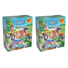 [해외직구]켈로그 라이스 크리스피트리트 오리지널 11g 60입 2팩/ Kelloggs Rice Krispies Treats Mini 23.2oz