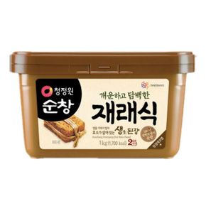 청정원 개운하고 담백한 재래식된장 1kg 4개