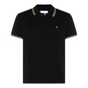 2H01000YJ00AUN401 Black BLACK COTTON CLASSIC POLO SHIRT