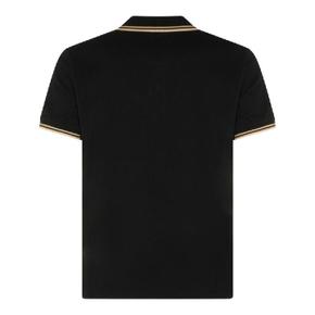 2H01000YJ00AUN401 Black BLACK COTTON CLASSIC POLO SHIRT