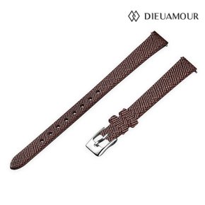 [정품] 디유아모르 10mm 소가죽 시계밴드 DAB3201L-D_BR(S) 시계줄