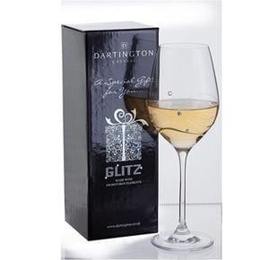 [해외직구] Dartington Crystal 다팅턴 크리스탈 글리츠 와인 글라스 기프트 박스드 (슬로바키아) 330ml Glitz Wine Glass 330ml Gift Boxed (Made