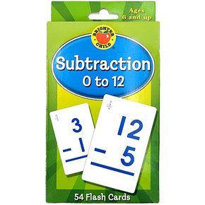 스마트미 뺄셈플래시카드 Subtraction 0 to12 SET-262