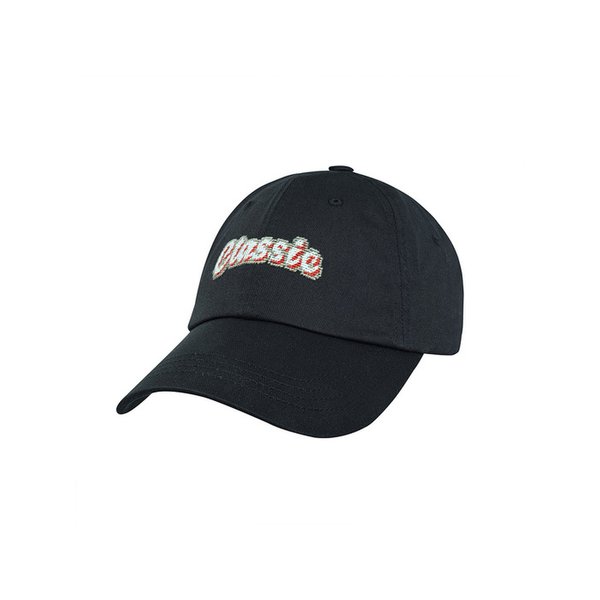 CLASSIC NEEDLEPOINT HAT - BLACK