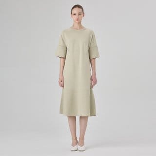 모에 [택가:698,000원][모에]사선 단추 포인트 A라인 니트 원피스 OKOPMD0100