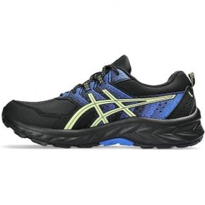 미국 아식스 젤벤쳐 ASICS Mens GelVenture 9 Shoes 11.5 XWide 블랙/Glow Yellow 1500345