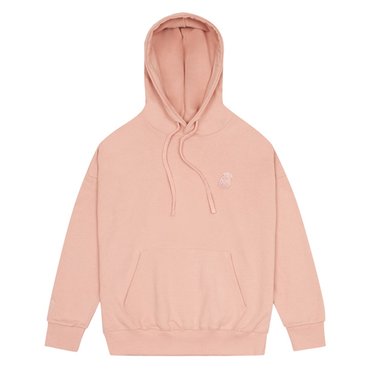 핑크파인애플 SMALL LOGO MONOGRAM HOODIE_PINK