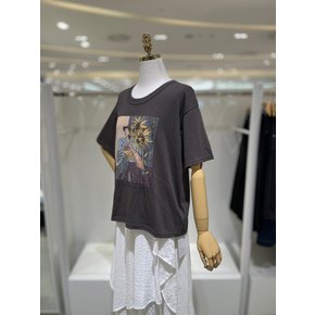 일러스트 프린트 티셔츠 508930