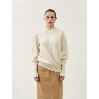 모한 RTW MERINO WOOL ASYMMETRIC KNIT TOP_3COLORS