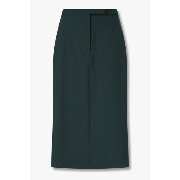 백 플리츠 미디 스커트 3215316007000