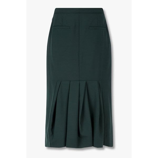 백 플리츠 미디 스커트 3215316007000