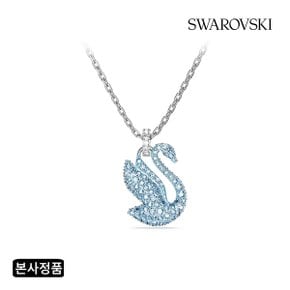 [본사정품/쇼핑백증정] Iconic Swan 블루 로듐 목걸이 5660594