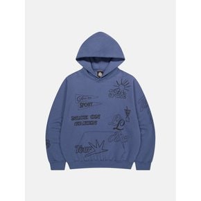 Stencil Hoodie Violet