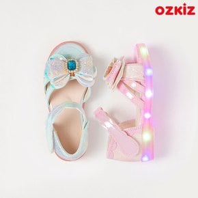 이자벨리본LED 아동 여아 샌들