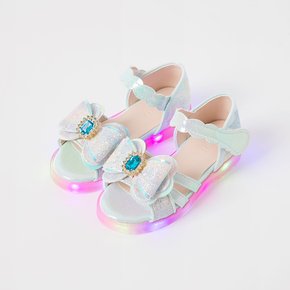 이자벨리본LED 아동 여아 샌들