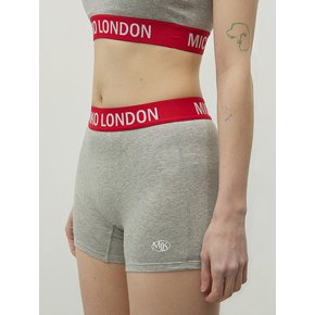 WIDE LOGO BOY SHORTS BRIEFS MELANGE