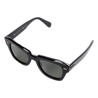 이스퀘어 2990718 Ray-Ban 레이밴 49mm RB2186 스테이트 스트리트 스퀘어 선글라스 - 편광