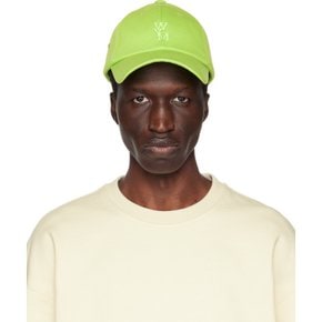 그린 자수 볼캡 W231AC54 FRESH GREEN 724F