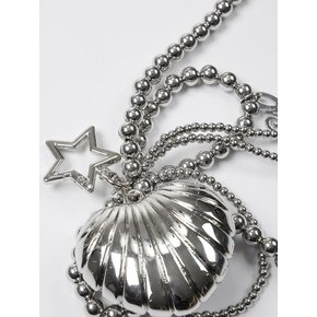 GIANT HEART SHELL BAGCHARM