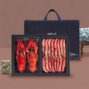 [물맛남] 시그니처 랍스터 선물세트 (랍스터 2미+홍새우 15-17미/1kg)