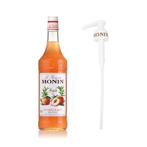 모닌 피치 복숭아 시럽 1000ml + 모닌 시럽 펌프