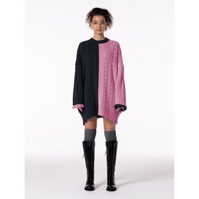 TWIST REVERSAL KNITWEAR PINK MBCFNT001PK