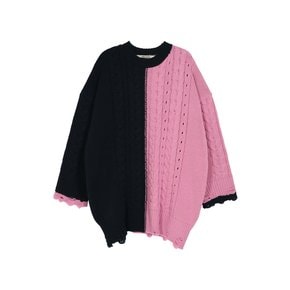 TWIST REVERSAL KNITWEAR PINK MBCFNT001PK