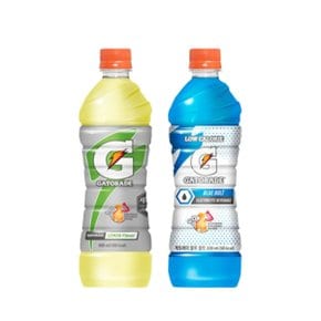 게토레이 레몬 600ml 3페트 + 게토레이 블루볼트 600ml 3페트, 총 6페트