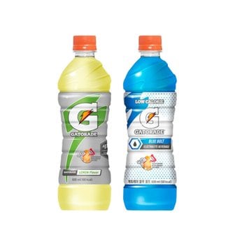  게토레이 레몬 600ml 3페트 + 게토레이 블루볼트 600ml 3페트, 총 6페트