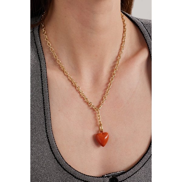 록산느 애슐린 미니 퍼피 하트 골드톤 목걸이 46376663162972400