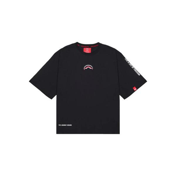 확대된 대표 스프레이그라운드 반팔 티셔츠 SP876BLK BLACK